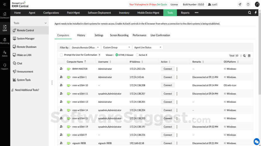 Manageengine rmm