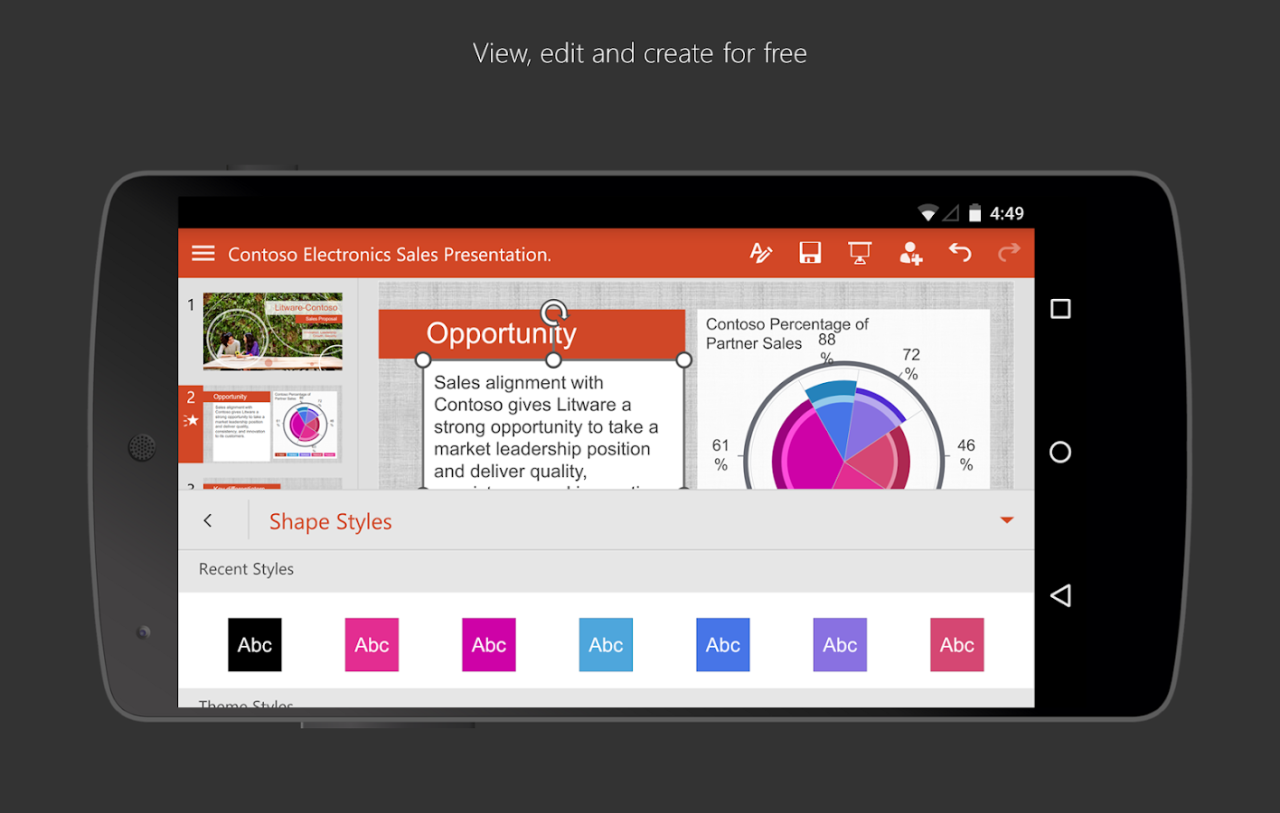 Powerpoint app