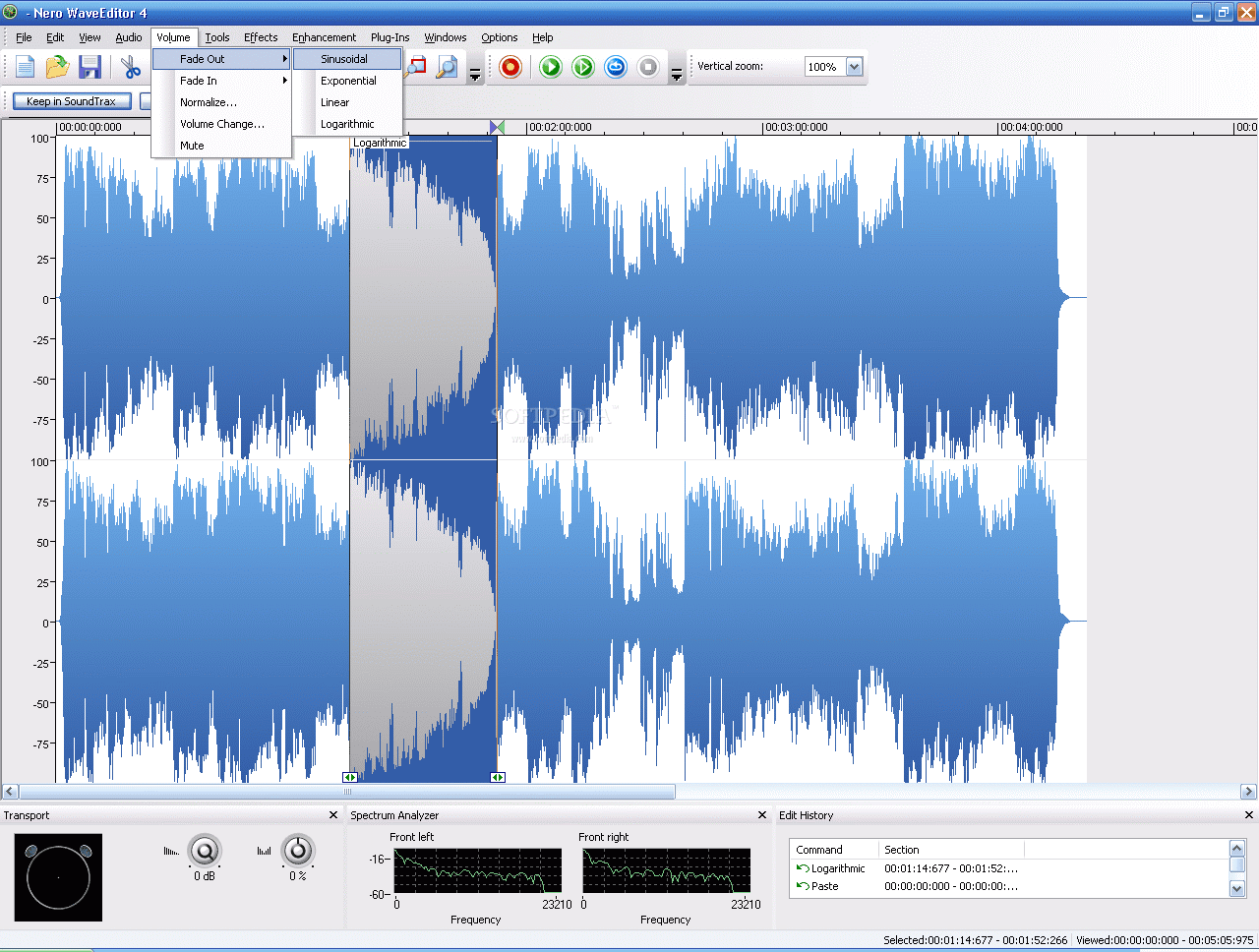 Free audio editor