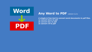 Word to pdf converter online