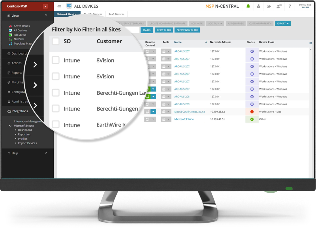 N able remote monitoring & management