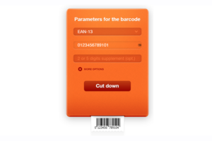 Online barcode generator