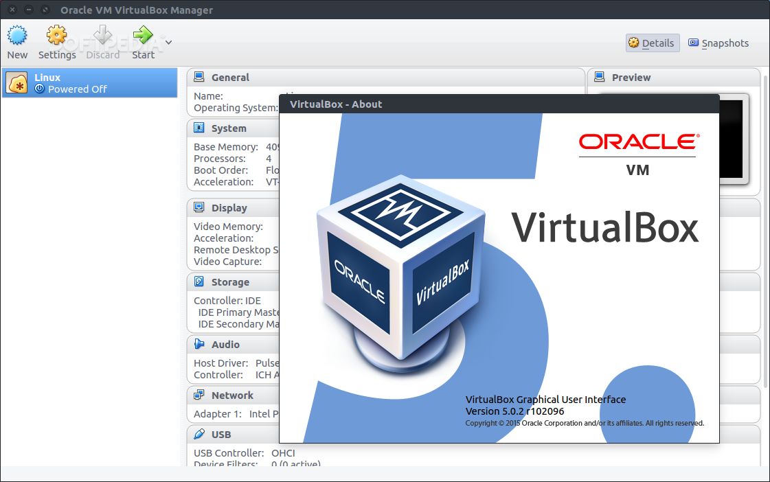 Oracle virtualbox