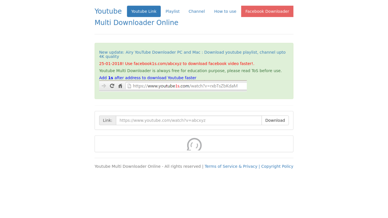 Youtube multi downloader